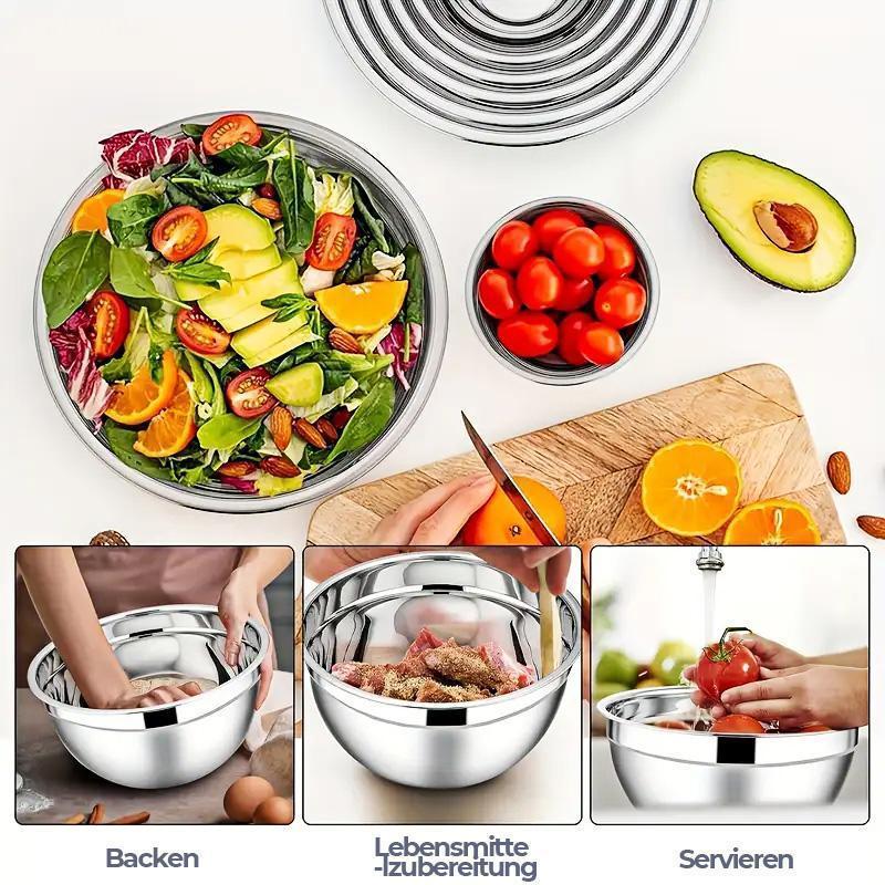 21Piece Mixing Bowls Set with Airtight Lids 7 Stainless Steel Kitchen Bowls 3 Grater Attachments Multifunctional Nesting Bowls for Baking Serving Food Prep Storage Space Saving Home Kitchen Gadgets 21Piece Mixing Bowls Set with Airtight Lids 7 Stainless Steel Kitchen Bowls 3 Grater Attachments Multifunctional Nesting Bowls for Baking Serving Food Prep Storage Space Saving Home Kitchen Gadgets