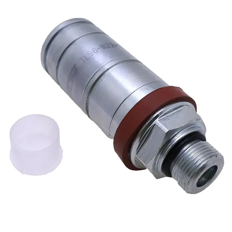 FridayParts M22x1.5 Thread Push-Pull Type Male-Female Hydraulic Female Quick Coupler AL119348 for John Deere Tractor 5620, 5820, 7220, 7420, Quick Connect Fittings