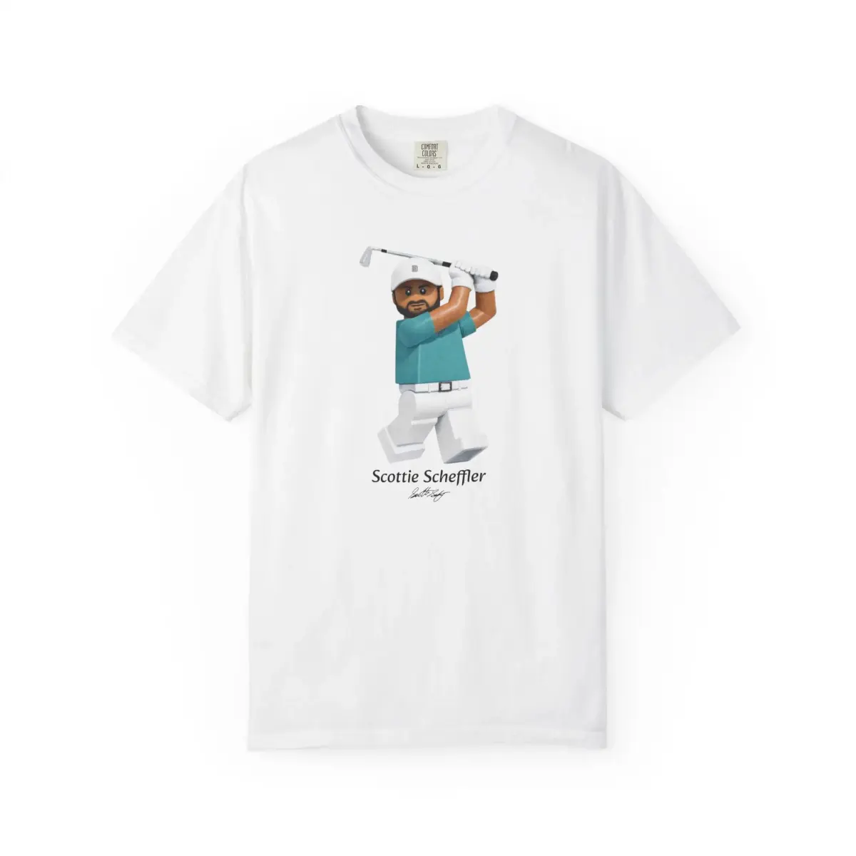 Scottie Scheffler Graphic T-Shirt for Golf Fans, Unisex Minimalist Relaxed Fit Streetwear Apparel in Smooth Cotton, Menswear, Shortsleeve, Casual, Comfy, Round Neck