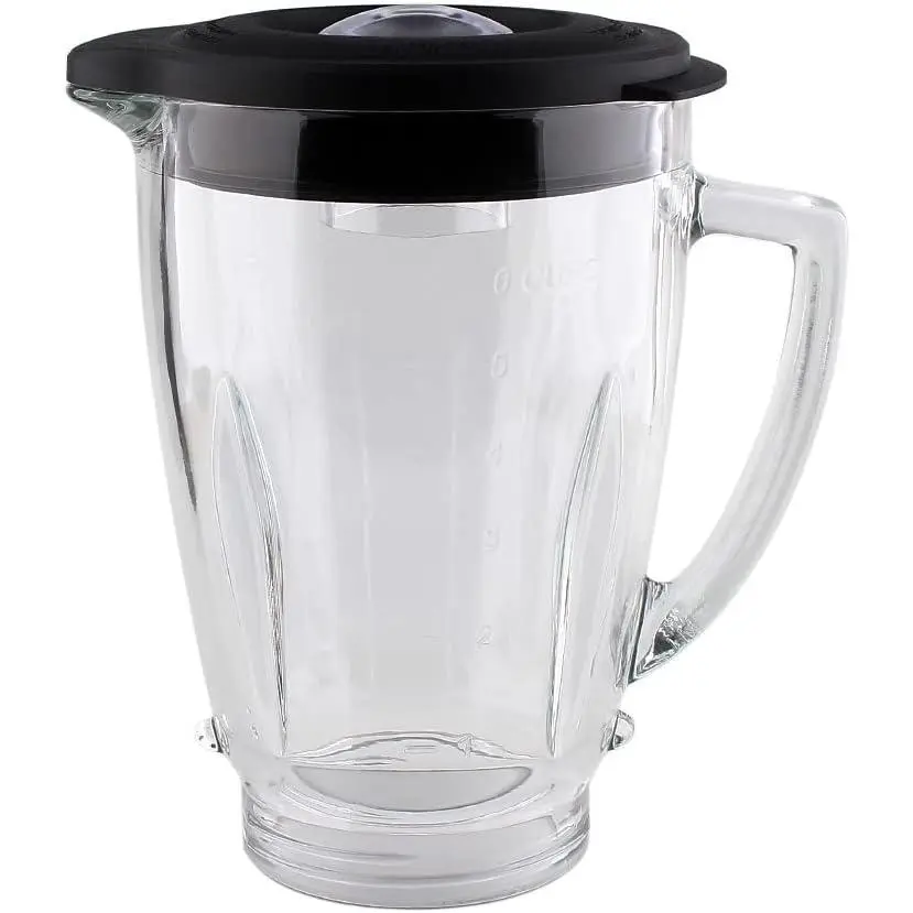 Replacement Parts Glass Jar with lid, Compatible with Oster Pro 1200 Blender