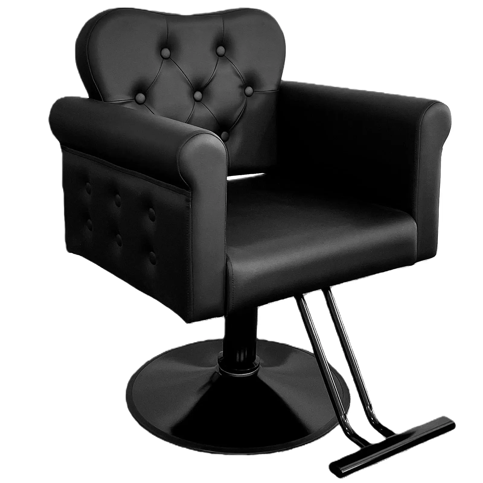 Salon Styling Chair Professional Heavy Duty – PU Leather Hydraulic Beauty Spa Barber Chair for Hair Salons, Makeup, Supports Up to 330 Lbs