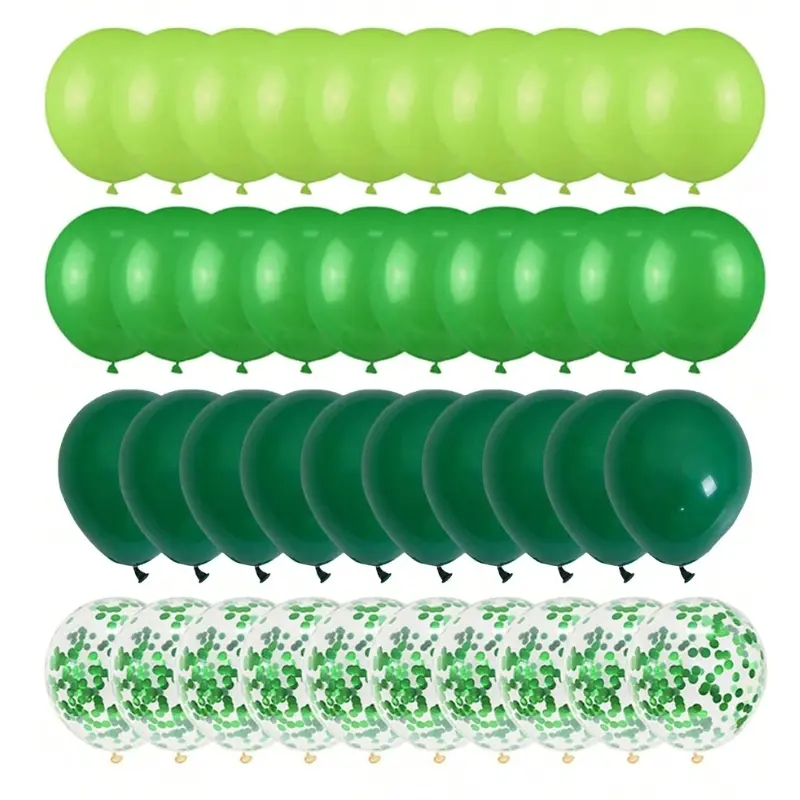40 Piece Balloon Set, Metal and Printed Paper Balloons, Jungle Animal Theme Birthday Party Decor, Baby Shower Gift, Party Balloons Decorations, Balloon Decorations Kit