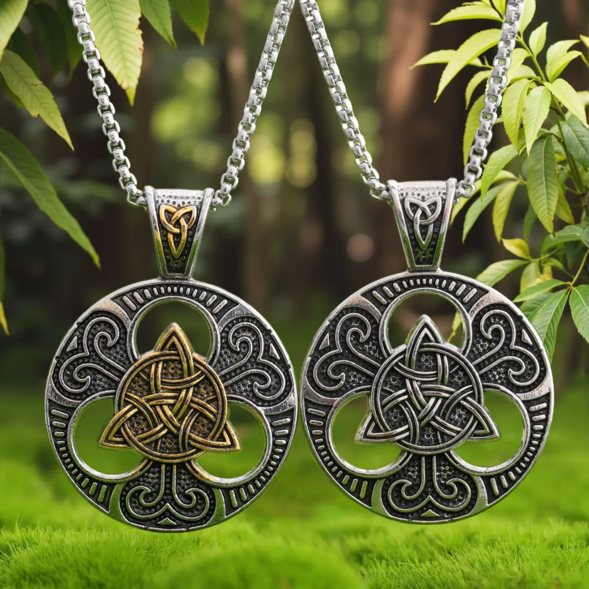 Viking Pendant, Vintage Viking Necklace for Men and Women, Versatile Jewelry for Couples