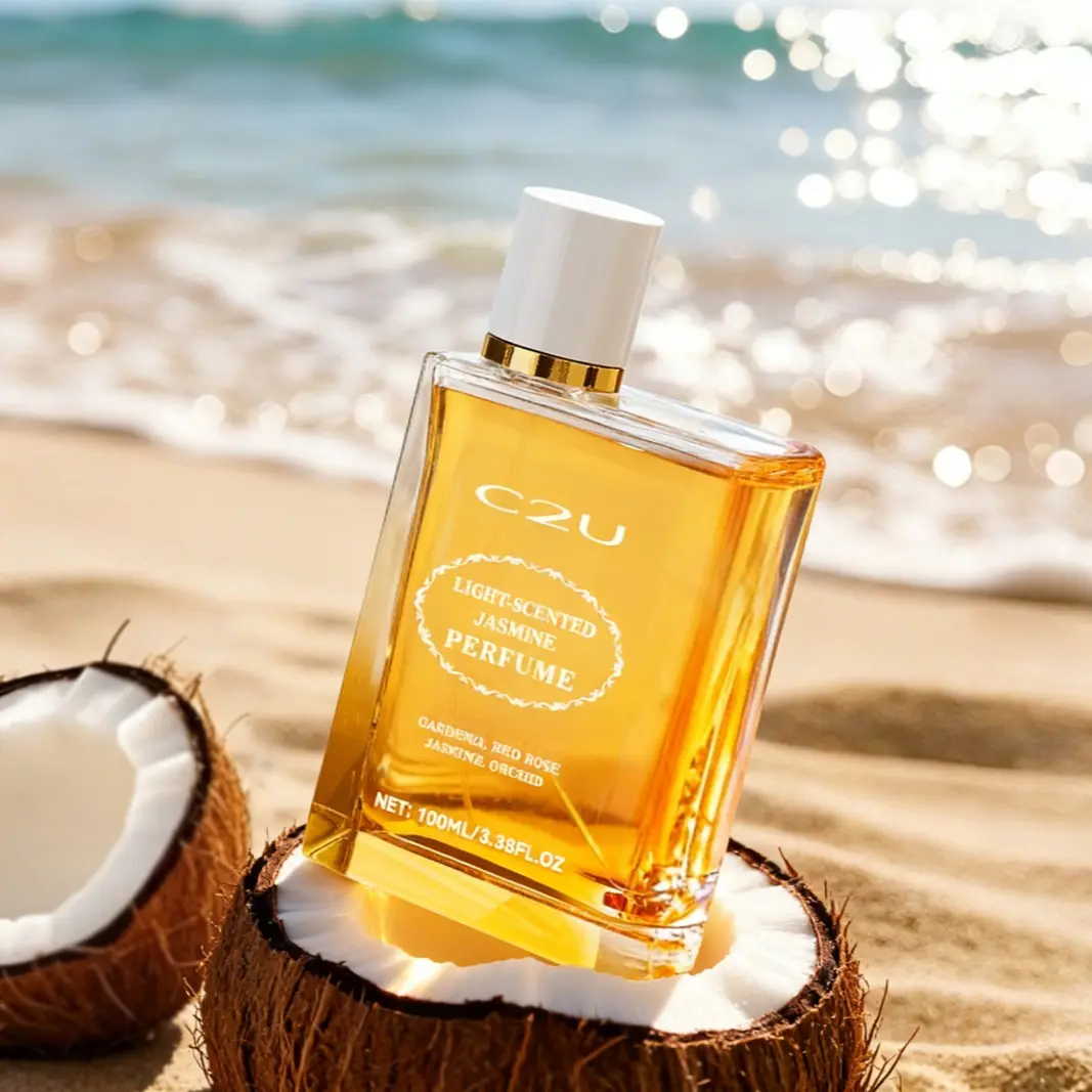 Alluring Sunlight Perfume 100ML (3.38oz), Long-Lasting Fresh Fragrance, Daily Summer Fragrance, Floral Scents, Floral Jasmine Perfume, Sweet Women's Perfume for Daily Use & Special Occasions