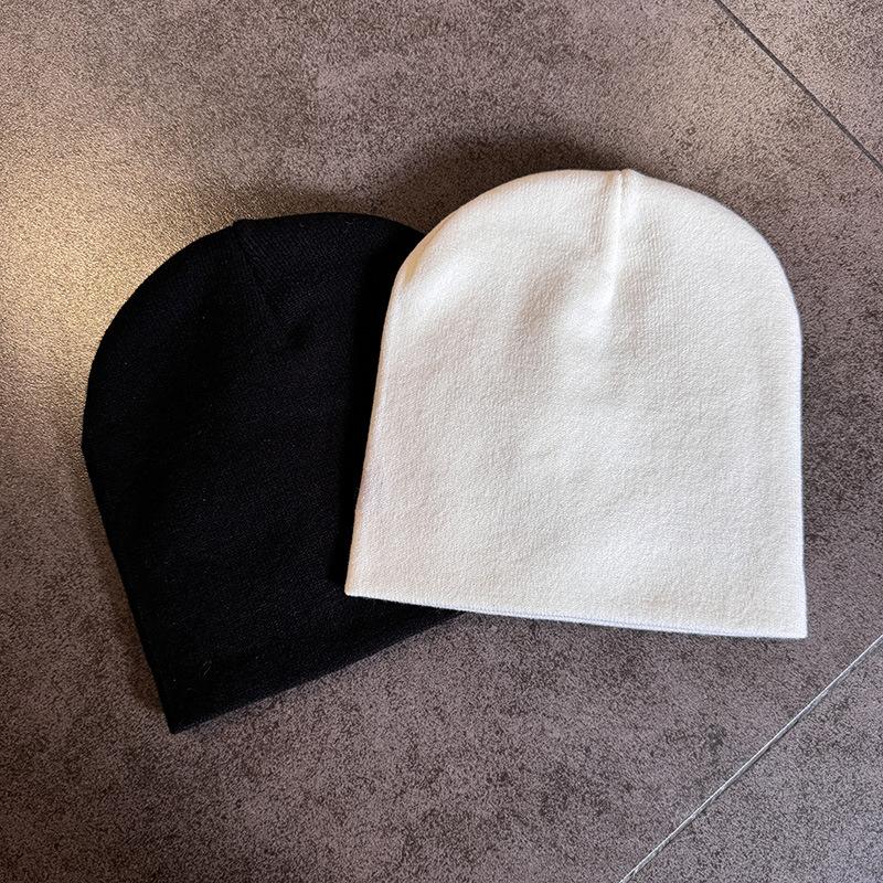 Korean Style Slouchy Beanie for Women – Soft Knit Wool Hat with Ear Coverage, Trendy Streetwear Winter Cap, Small Face Look Fashion Beanie for Travel, Outdoor Activities, Casual Outfits & Daily Wear