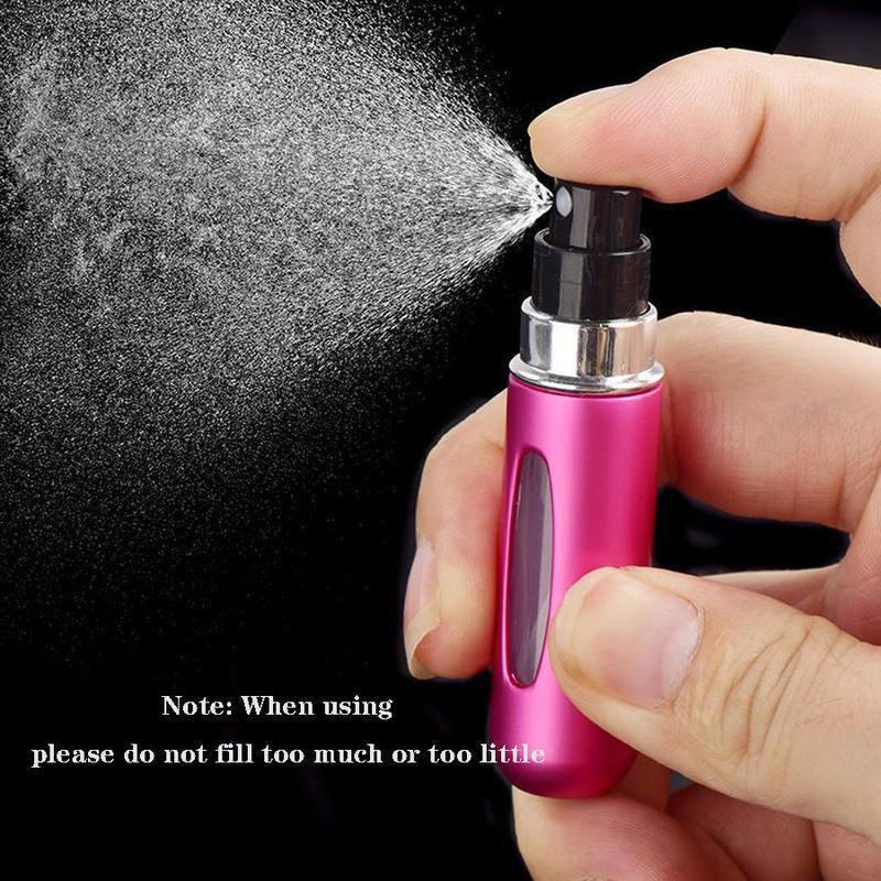 Portable Mini Perfume Atomizer Bottle, Atomizer Perfume Spray, Scent Pump Case, Refillable Travel (5ml, Random Color) Portable Mini Perfume Atomizer Bottle, Atomizer Perfume Spray, Scent Pump Case, Refillable Travel (5ml, Random Color)