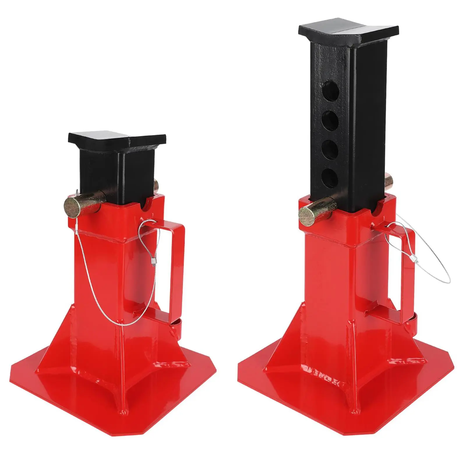 12/22-Ton Heavy Duty Jack Stands Pair, High-Carbon Steel Vehicle Support Stands with Auto-Lock Safety Pin & Deep Grooved Saddle, Professional Repair Tool for Trucks SUVs and Cars in Garage Workshop