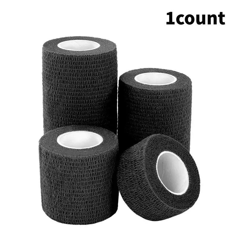 Sports Wristband, 1 Count Self-adhesive Wrap Tape, Solid Color Sport Outdoor Accessories Supplies, Wrist Straps, Men Gifts, Football Accessories, Sports Accessories, Gym Accessories