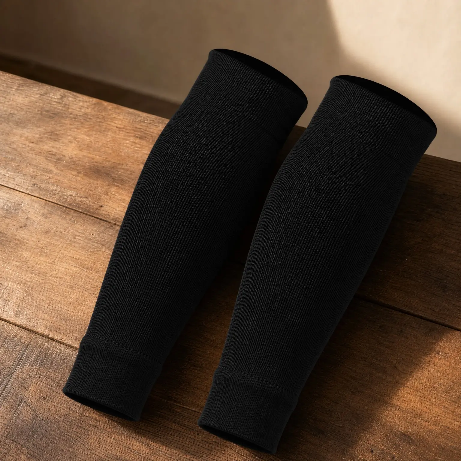 Pre-Cut Soccer Sock Sleeves with Secure Shin Guard Hold, Compression Leg Warmers Compatible with Soccer Grip SocksGift