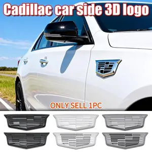 Cadillac Car Front Rear Emblem, Hood Decoration Part, Scratch-Resistant Reinforced Badge Replacement, Fits Ct4/ct5/ct6 Models, Vehicle Exterior Decoration, Vehicle Accessories