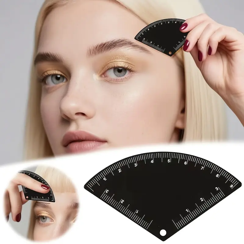 Eyebrow Design Ruler Microblading Tool, Shape Positioning Permanent Makeup Guide Ruler, Tattoo Supply Reusable