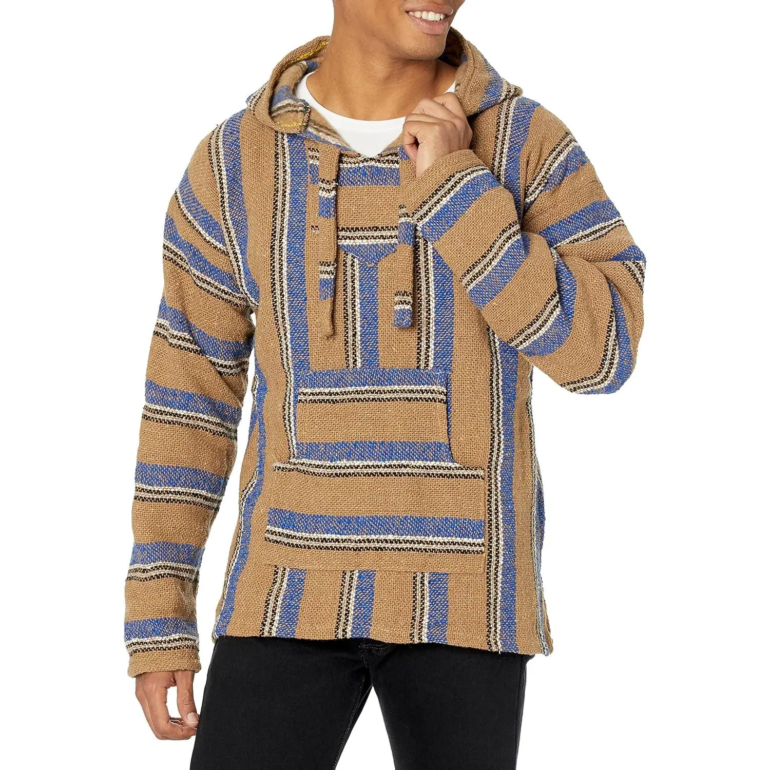 2026 Funny Guy Mugs Premium Eco-Conscious Pullover Baja Hoodie with Kangaroo Pocket