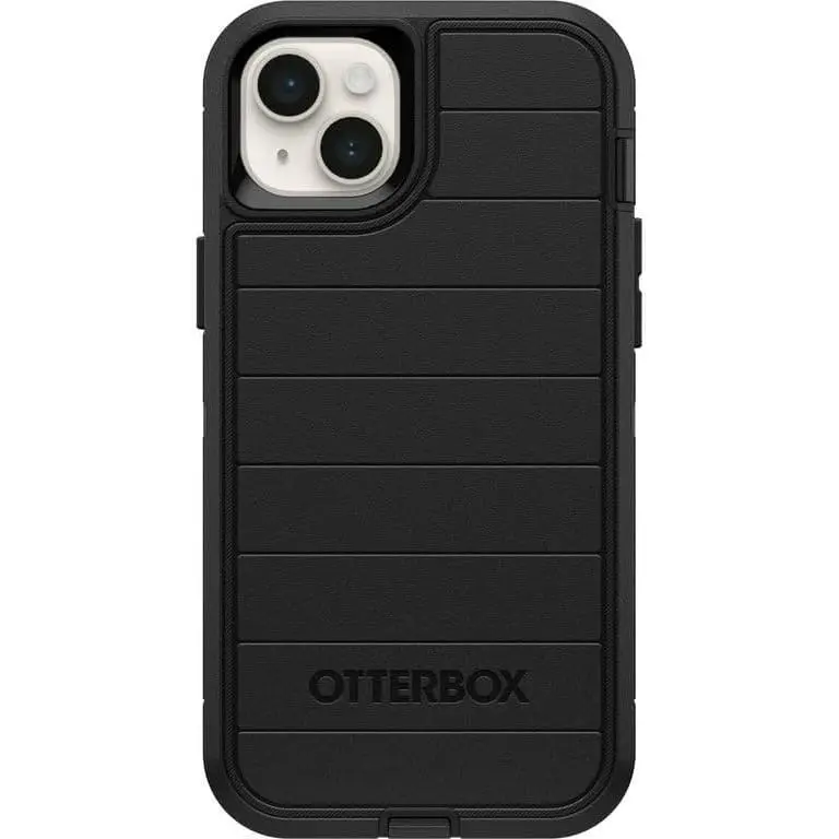 OtterBox Defender Series Screenless Edition Shockproof Case for iPhone 14 Plus (Only) - Case Only - Microbial Defense Protection - Non-Retail Packaging - Black