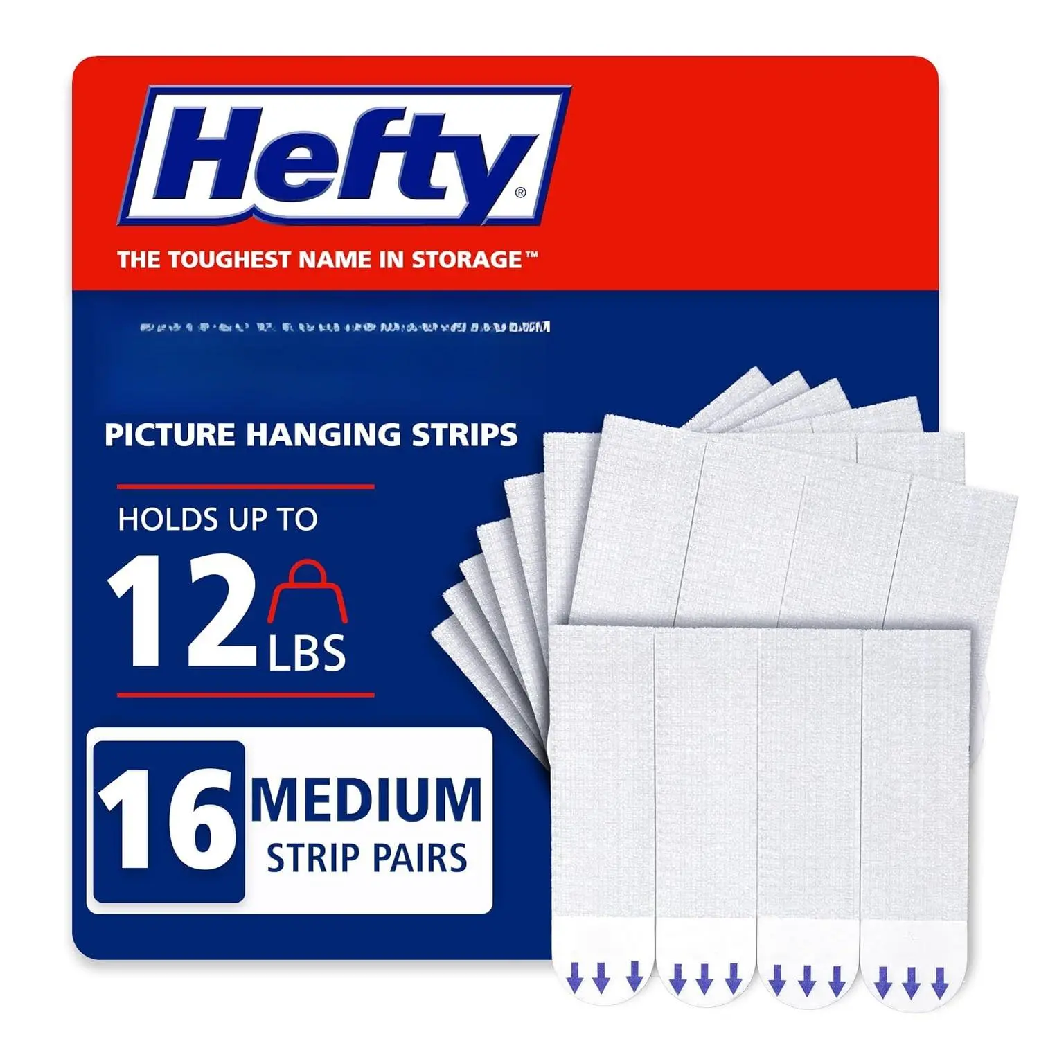 Picture  Kit - 16 Medium Pairs, Holds Up to 12 Lbs | Picture Hangers & Kit for  Decor - Picture  Hardware for  Adhesion  Frames, No Nails