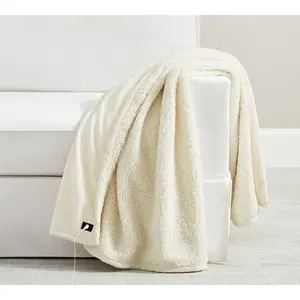 Grounding Blanket,Grounding Blanket Throw,Improve Sleep Energy.Earth Connected Throw Blanket with  Fiber,Grounding Blanket for Bed.Grounding Cord Included(60x80 Inch,Beige)