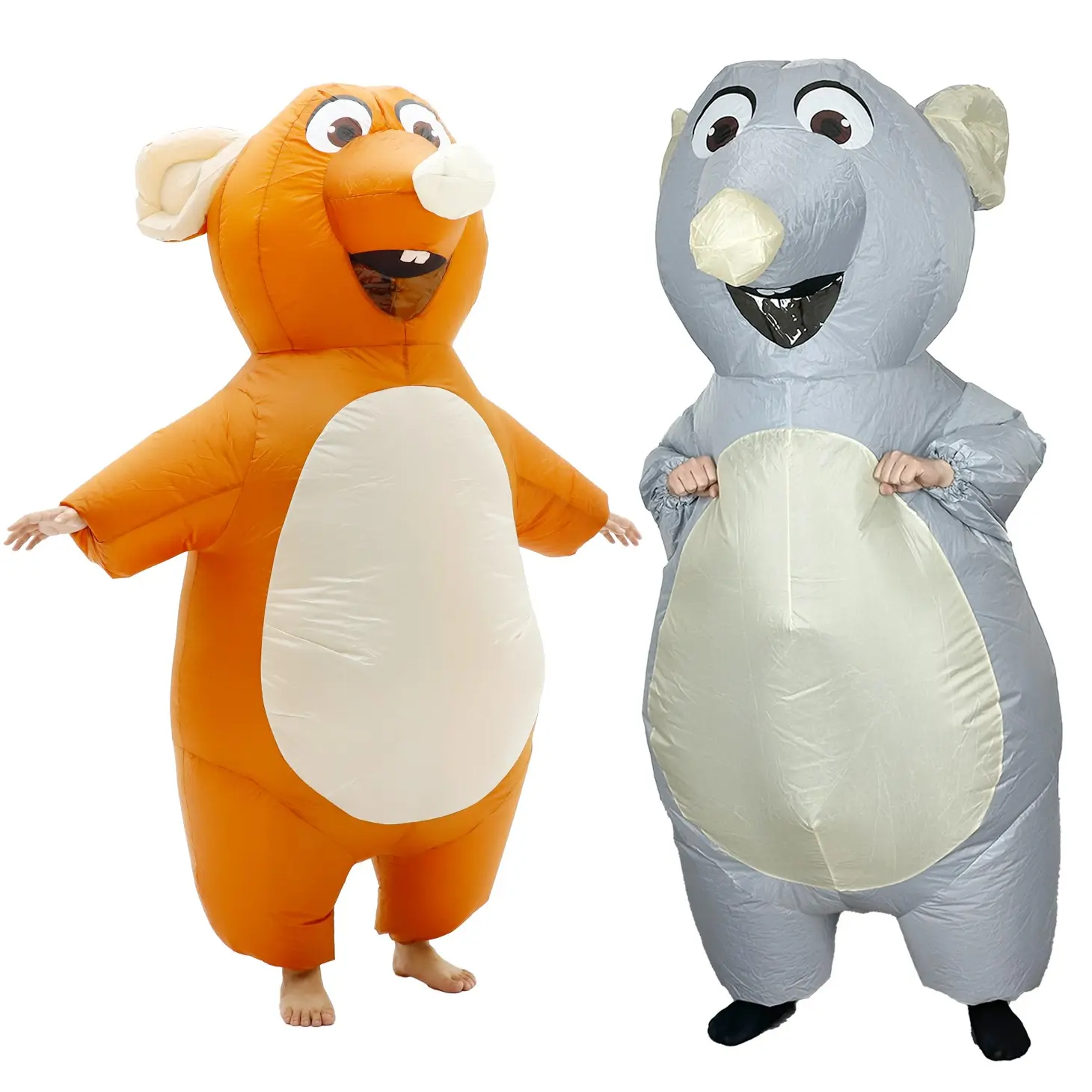 Adult Inflatable Mouse Costume, Fun Halloween Party Role Play Set, Cartoon Style, Perfect for Festive Celebrations