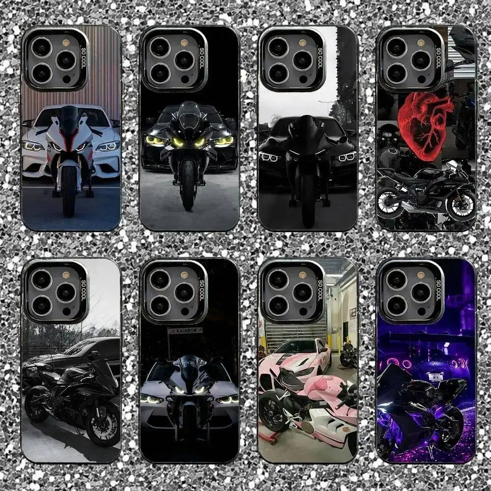 Automotive & Motorcycle-Style Durable Phone Cases, Aesthetic Protective Accessories for iPhone 11-17 Pro Max/Plus & Samsung Galaxy S23-S25 Series Devices with Protection