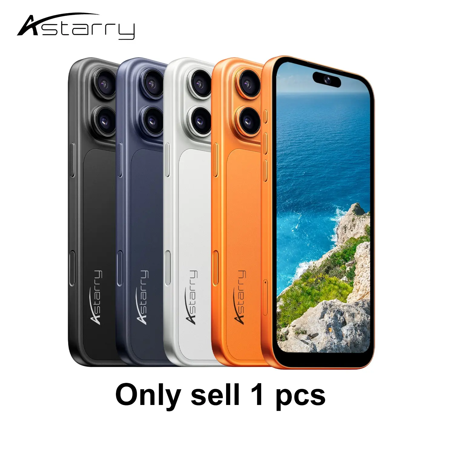Astarry 17 Pro Max 4G Smartphone, 6.75" Large HD Screen, 3GB RAM + 32GB ROM, 5MP+13MP Clear Camera, Dual SIM Standby, 4100mAh Battery, Android 12 System, Backup Phone for Family & Entertainment