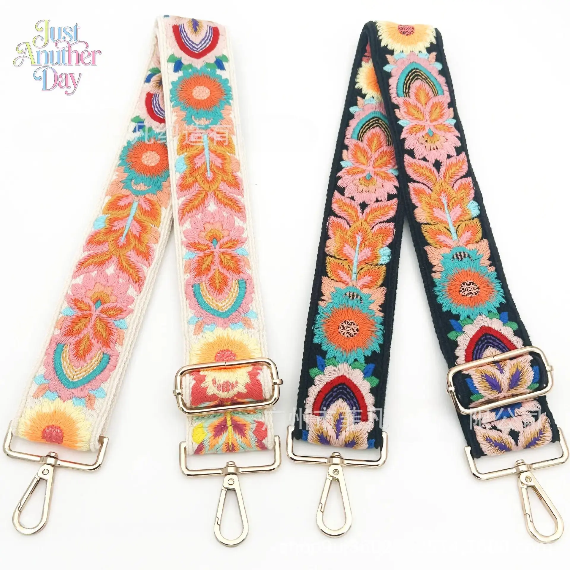 Bohemian Ethnic Lace Adjustable Replacement Bag Shoulder Strap, Tie Dye, Peppy, Glamorous, Romantic, Plain