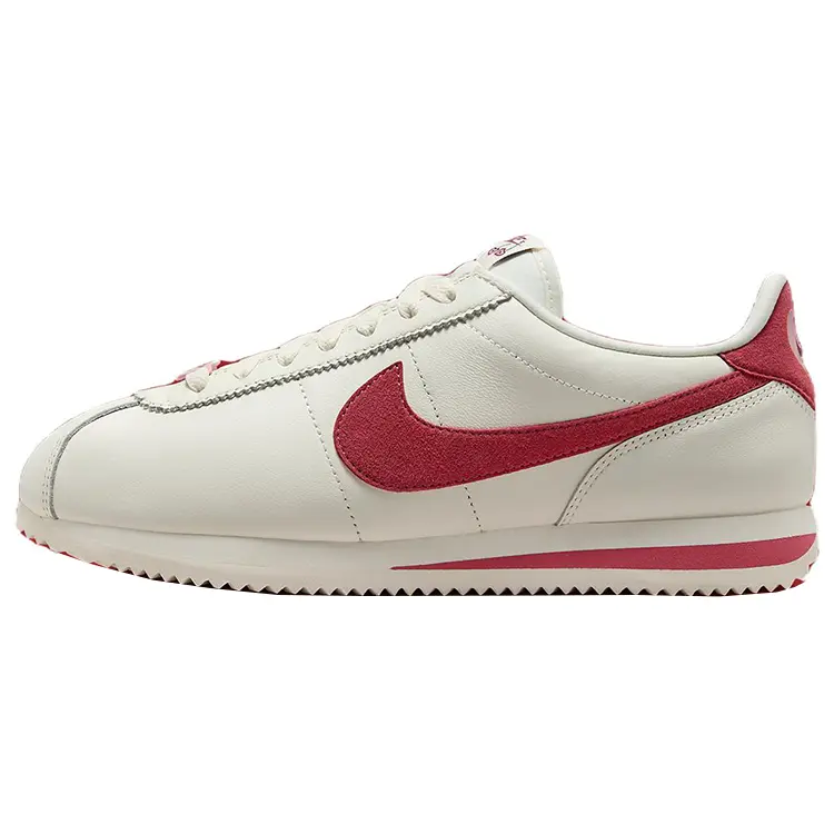 Nike Cortez SE Valentine’s Day 2024 Women’s Comfortable, Stylish, Versatile Low-Top Casual Sneakers in White and Red Verifiable, with credentials and supporting global authentication