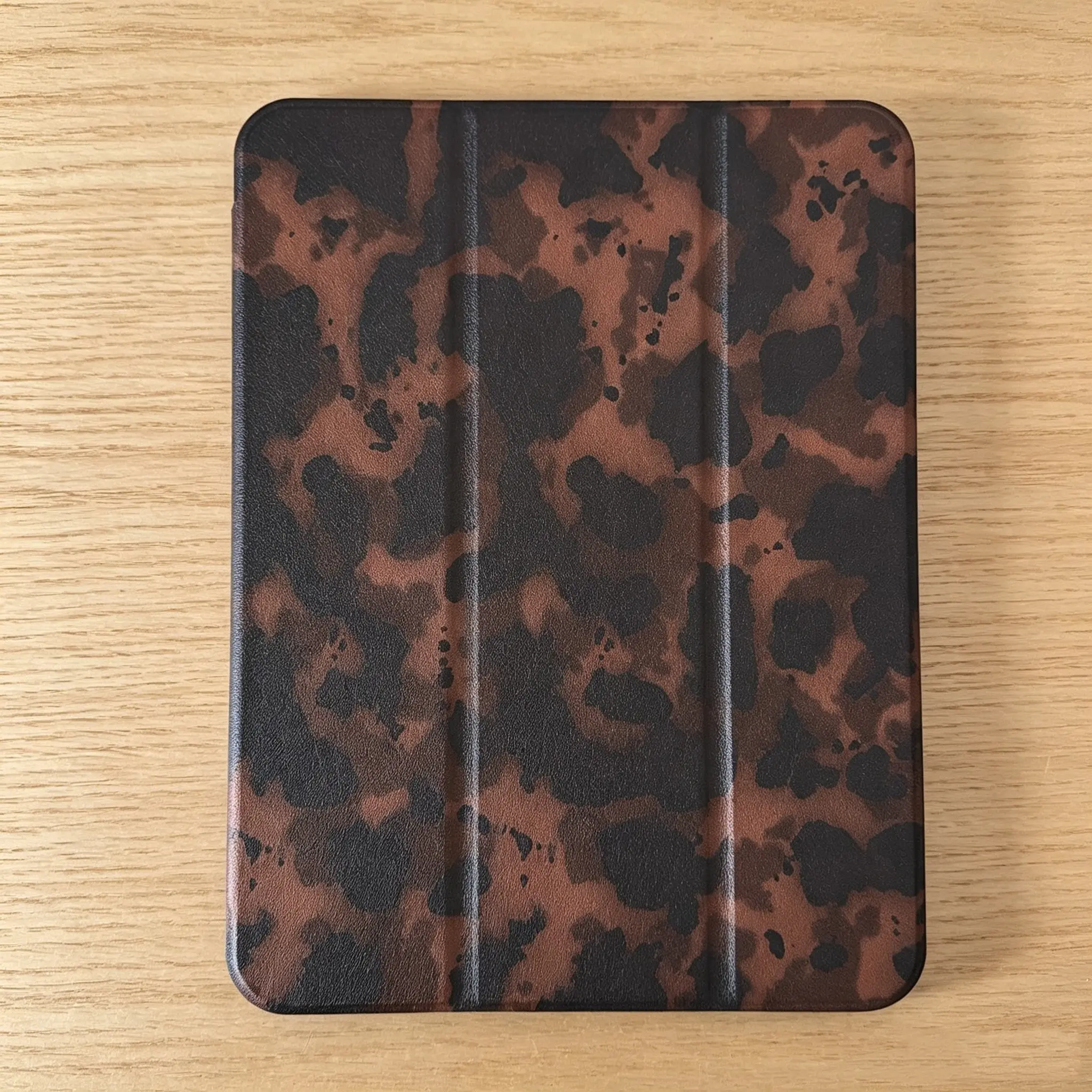 Vintage Tortoiseshell iPad Case, Fits iPad Pro 11/13, Book Stand, iPad Air 7/6/5/4, Mini 7, Full Protection, Pen Slot, Anti-Drop, Ipad Protective Casing, Protective Tablet Cover, Ipad Covers