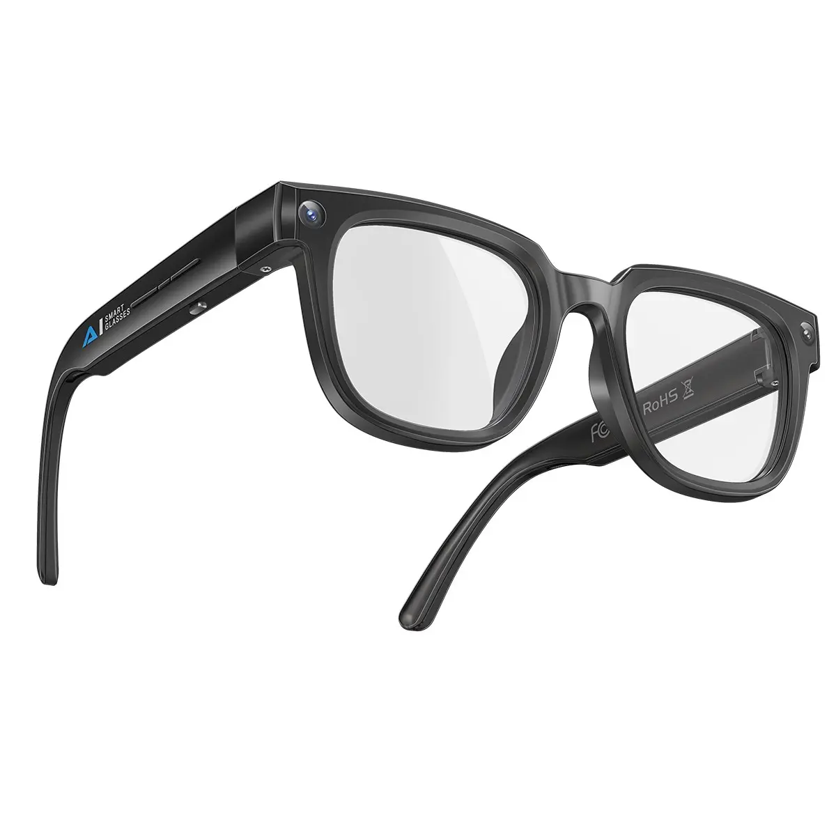 2026 Professional AI Smart Glasses, 8MP HD Camera, 4GB Storage, 290mah Battery, AI Mutiple Language Translation, Bluetooth-compatible, WiFi Data Transfer, Voice Assistant, AI Object Recognition, AI Camera Glasses
