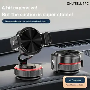 2026 New Vacuum Suction Phone Holder, Magnetic Phone Case with Adjustable Clip, 360 Rotation, Super Strong Magnet, Universal Design