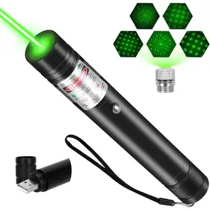 Rechargeable Green Laser Pointer, Multi-Use for Presentations & Cat Toys