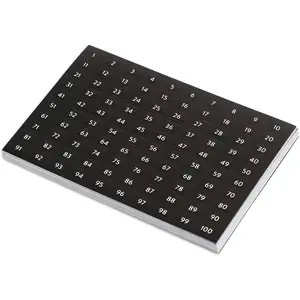Rectangular Number Stickers - 4000 ct  Label Dots & Planner Stickers - 1-500 Number Labels for  & Inventory - Bulk Sequential Adhesive Dots - 0.35x0.2 in, Black & White