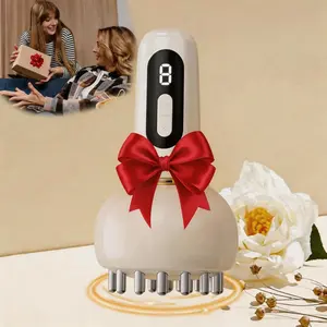 Smart Electric Massager with 21 Massage Heads, Smooth Rolling Massage, Adjustable Vibration Mode, Portable Deep Tissue Massager for Home Use, Deep Tissue Muscle Massagers