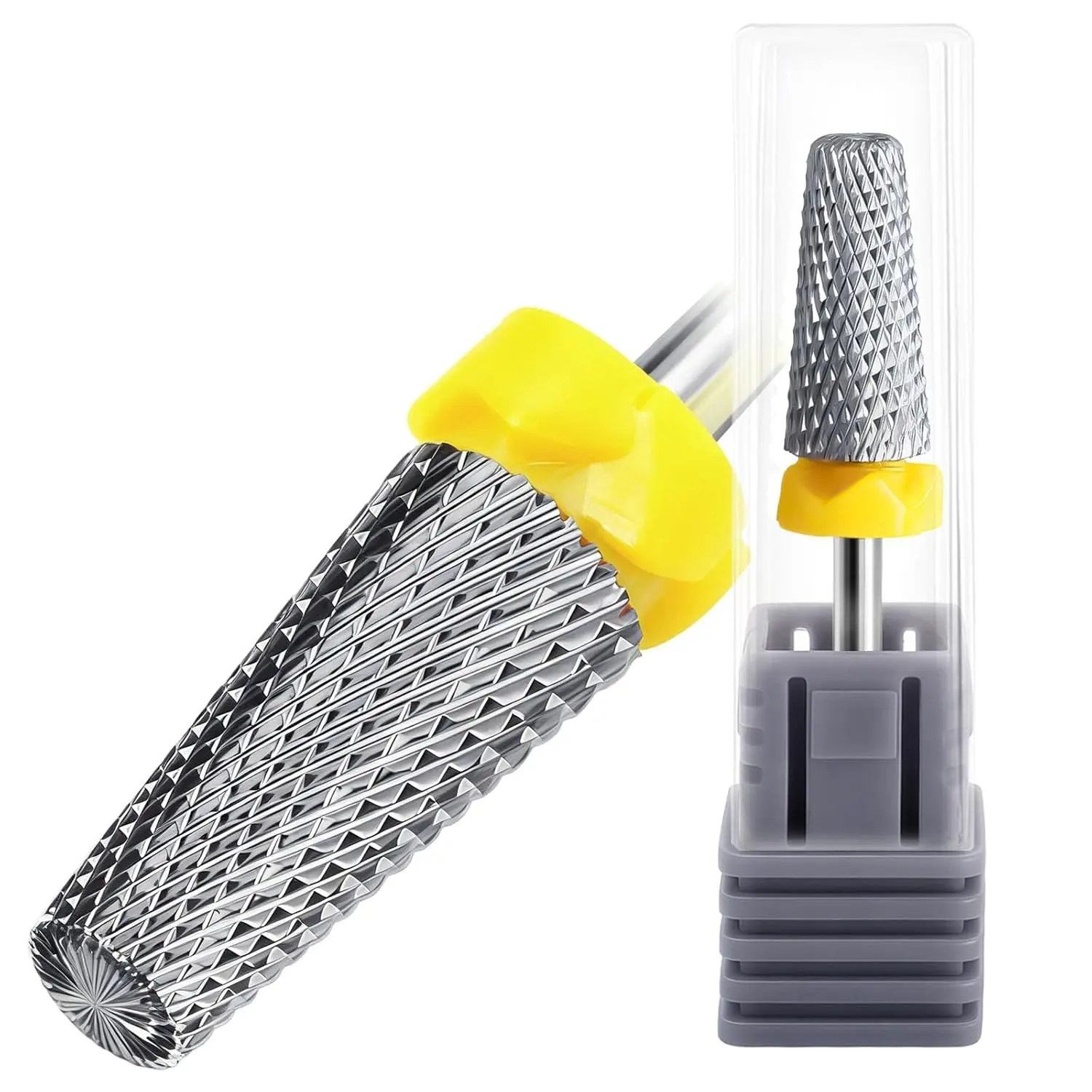 3/32" Carbide Nail Drill Bit, 5-In-1 Tungsten Carbide, Extra Fine Xf, Quick & Safe Gel Removal, Nail Art, Manicure, Pedicure Tool, Cuticle Clean, Cuticle Bit For Nail Drill, Nail Bits For Nail Drill