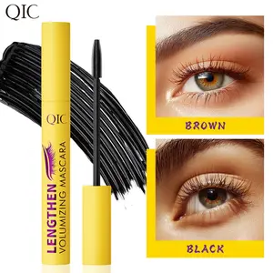 QIC Volumizing Mascara, waterproof and sweatproof, acts as a lash primer, gives a 3D curl without smudging, suitable for short and sparse lashes, looks naturally fluffy