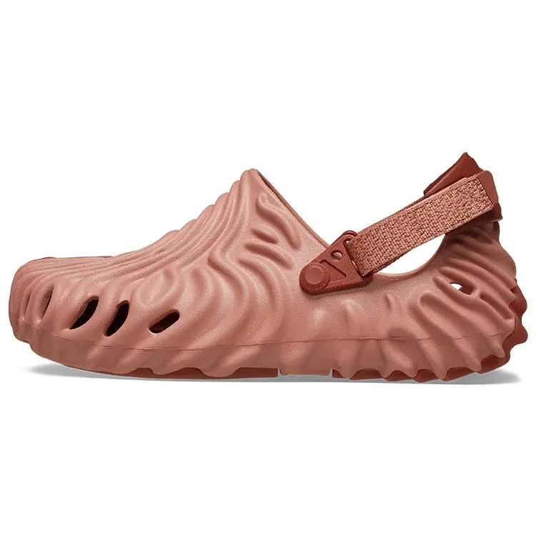 Crocs x Salehe Bembury Pollex Clog – Unisex Breathable Perforated Slip-On with Signature Thumbprint Design, Sakura Pink Verifiable, with credentials and supporting global authentication