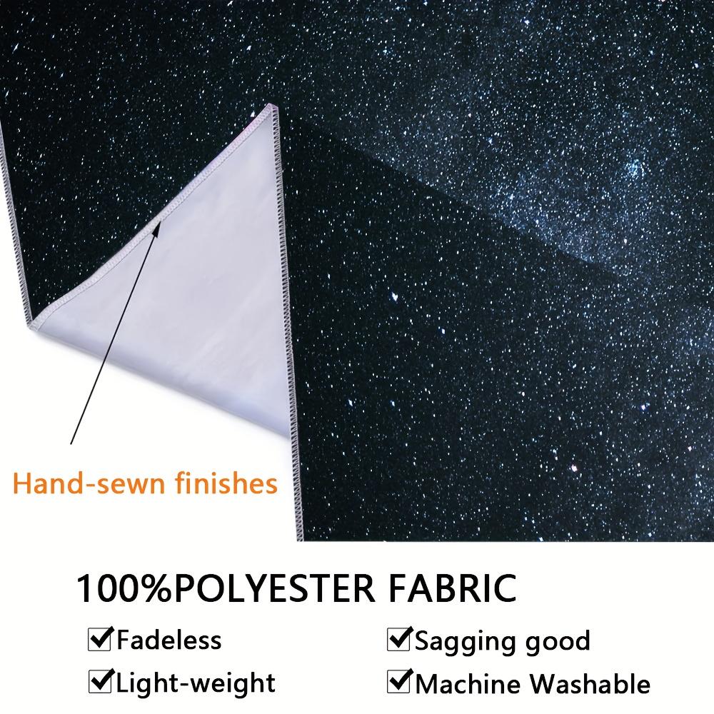 1 piece, extra large starry night sky tapestry, landscape photo background wall tapestry, suitable for bedroom, living room, office, party decoration, can be installed on the ceiling, peach skin fabric, indoor use, 100% polyester, no need to use electrici