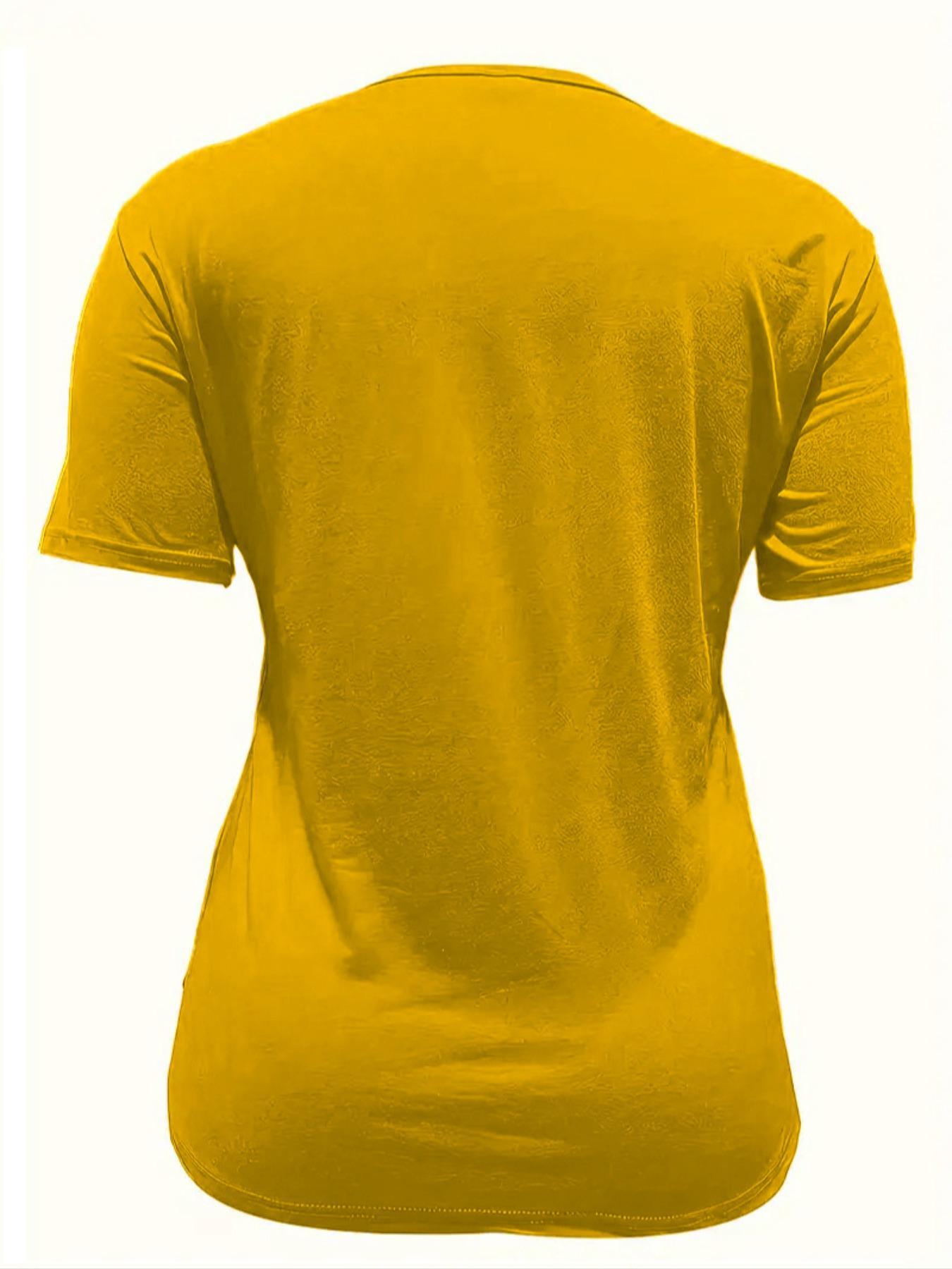 [Plus Size] Leopard Letter Print Round Neck Tee, Fashion Casual Crew Neck Short Sleeve T-shirt Fitted for Daily Outdoor Wear, Women Plus Clothing for All Seasons