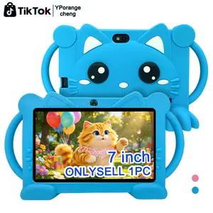 7-inch children's touchscreen tablet, quad core Android high-definition resolution, dual cameras, WiFi Bluetooth compatible, parental control, no adapter, birthday, Children's Day, Halloween, Christmas gifts