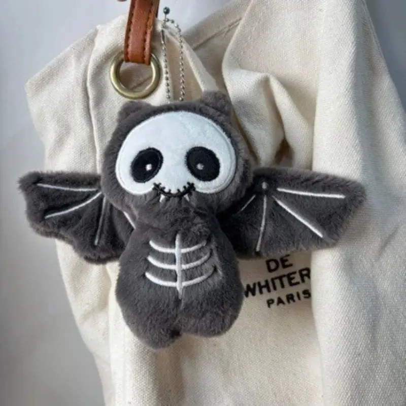 1pc Halloween cartoon demon bat pendant, cute plush toy, backpack backpack, keychain pendant