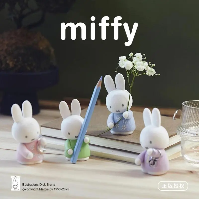 Original Kawaii Miffy Storage Rack Series Blind Box Multi Functional Storage Anime Peripheral Figure Doll Gift Toy
