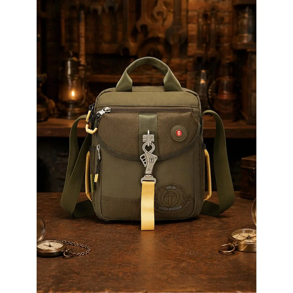 2026 New Men's Crossbody Bag Waterproof Oxford Zipper Sling Bag Multifunctional Shoulder Bag Men's Crossbody Bag
