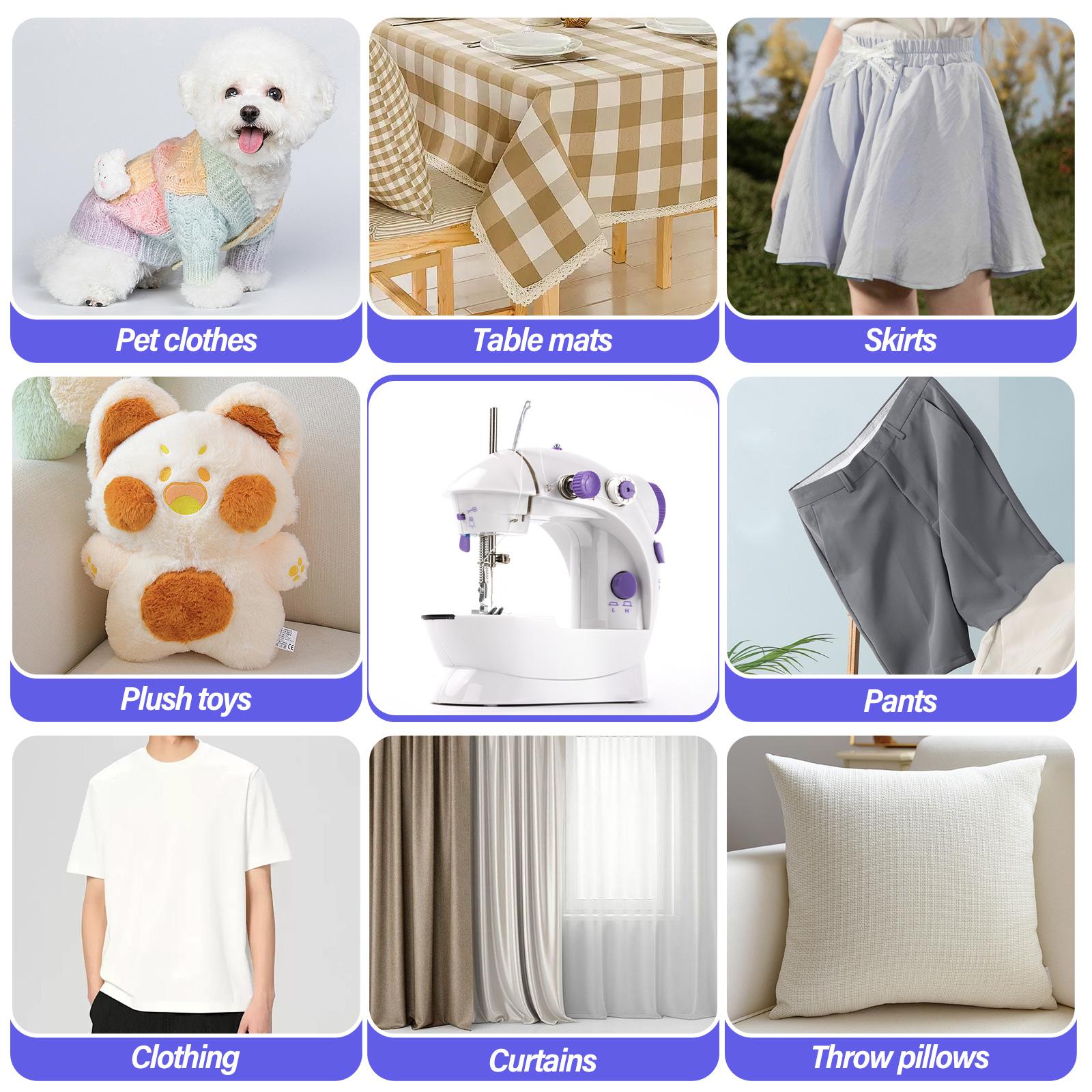 Dc Mini Sewing Machine, Compact Design for Easy Use, Perfect for DIY Projects and Quick Repairs, Portable Sewing Machine