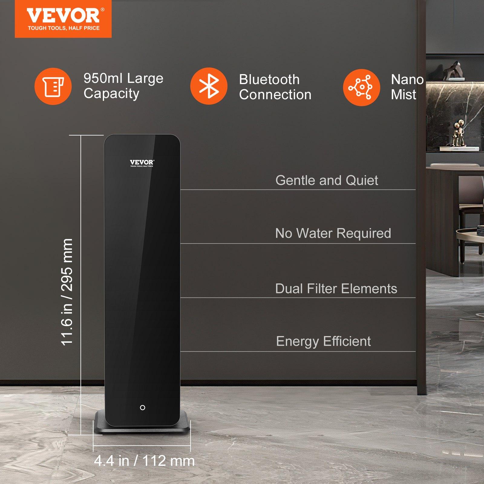 VEVOR Scent Air Machine for Home, 950ml Bluetooth Smart Cold Air Diffuser, 3000sq.ft Waterless Essential Oil Scent Air Diffuser, Floor Standing Aromatherapy Machine for Large Room, Office, Hotel VEVOR Scent Air Machine for Home, 950ml Bluetooth Smart Cold Air Diffuser, 3000sq.ft Waterless Essential Oil Scent Air Diffuser, Floor Standing Aromatherapy Machine for Large Room, Office, Hotel
