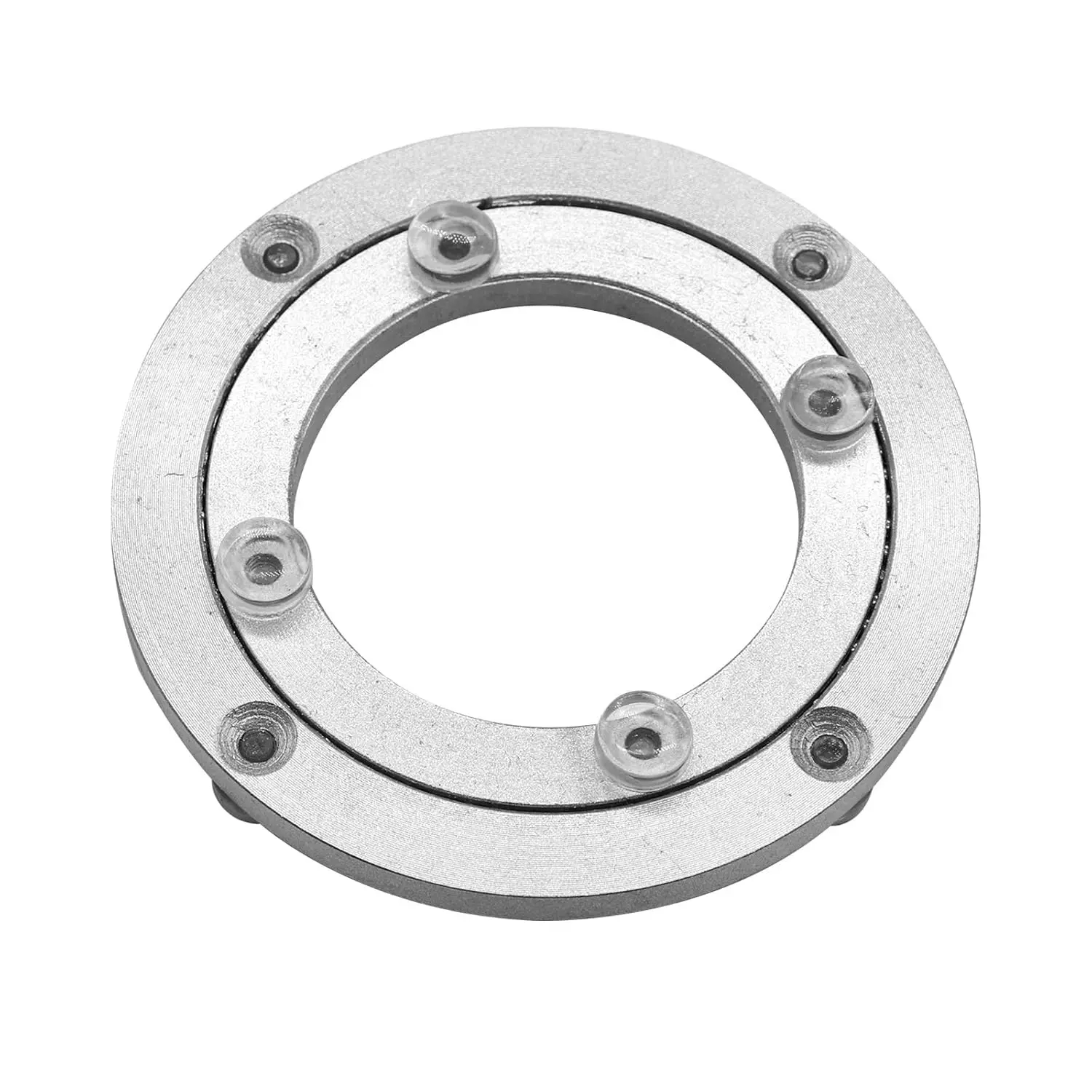 Aluminum alloy turntable bearing, heavy-duty rotating turntable lazy plate bearing, smooth rotating plate hardware for round dining tables