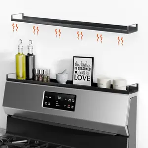 4X Strong Magnetic Shelf for Stove Top 30" Adjustable Oven Shelf Spice Rack Over the Stove Stovetop Storage Kitchen，kitchen organization, Organiser, Shelves