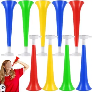 Stadium Horns - Loud Sturdy Plastic Trumpets for Sports Events, Parties and Celebrations| Vuvuzela-Style Noise Makers for Crowd Cheering, Graduation, Parades, Birthday Parties