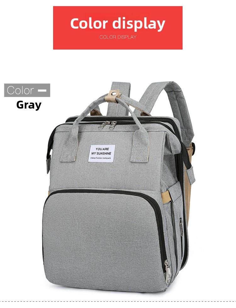 New portable folding bed sports outdoor backpack, lightweight large-capacity sports bag, multi-purpose backpack