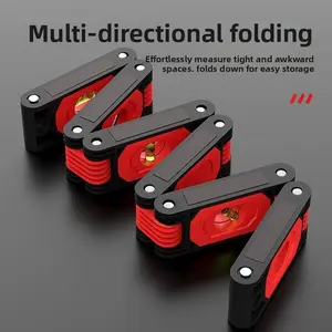 Portable Folding Level Ruler Multifunctional for Multi - Angle Precision Measurement Construction Decoration Air Conditioning Woodworking