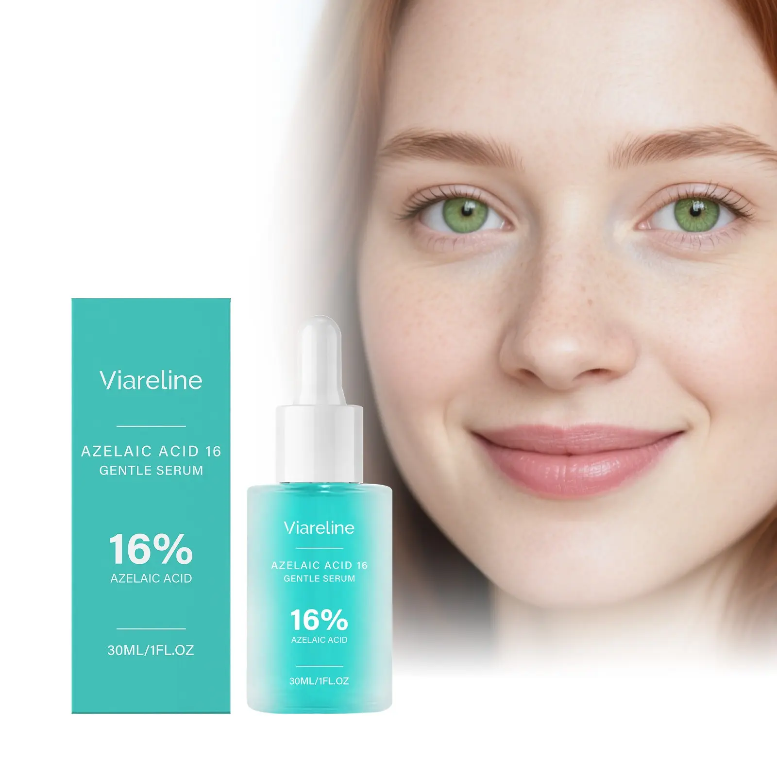 Viareline 16% Salicylic Acid Face Serum, Gentle Refreshing, Improves Skin Texture, Smooths and Evenizes Skin Tone, 1 Ounce