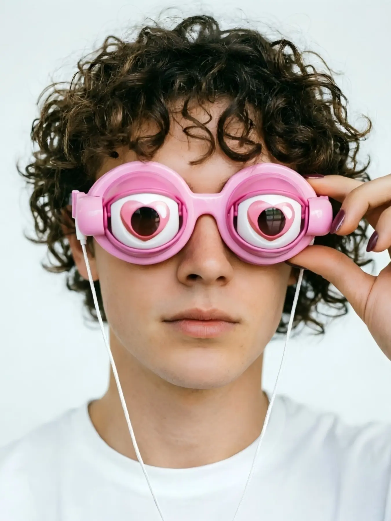 Funny Novelty Glasses, Crazy Moving Eye Balls, Flashing Eyes Sunglasses, Creative Decorative Eyewear, Party Accessory, Party Props, Suitable for Everyone