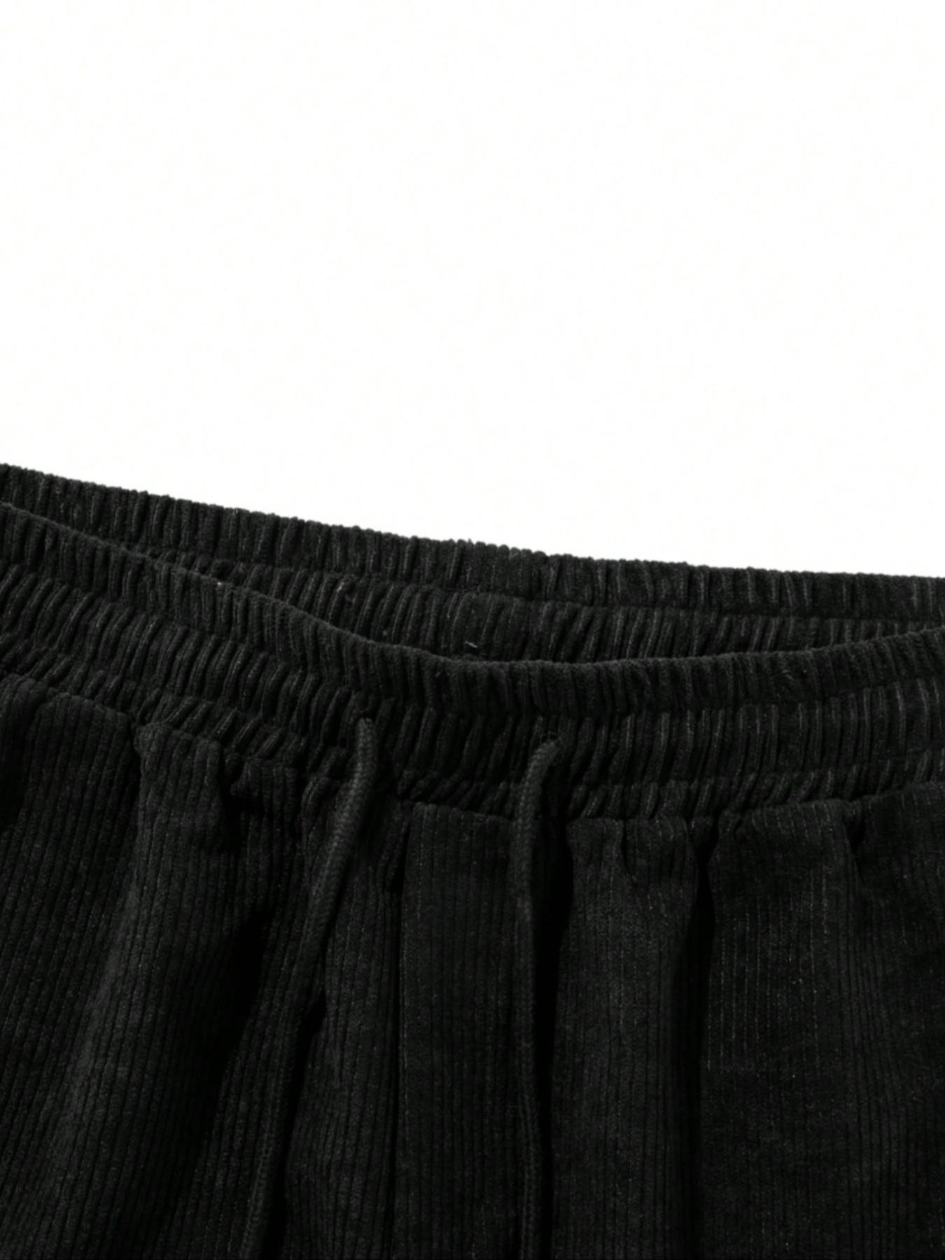 Men's Regular Fit Ribbed Shorts, Casual Comfy Breathable Loungewear Homewear Shorts for Summer, Men's Bottoms for Daily Wear, Nightwear, Menswear