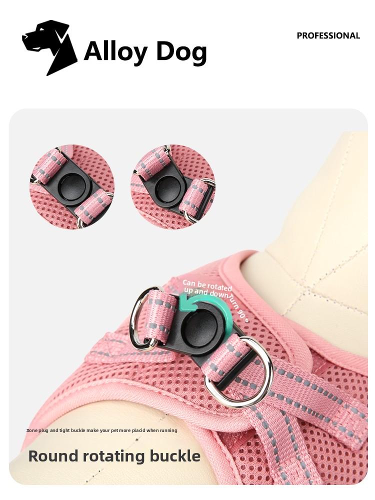 Vest Style Pet Harness For Small And Medium Dogs, Breathable Comfort Escape Proof For Outdoor Walking